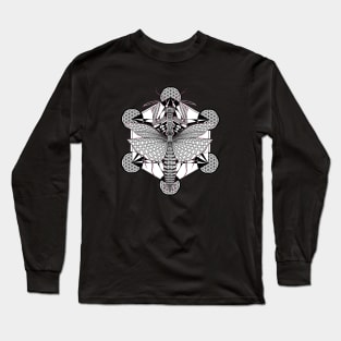 Geometric Mantis Long Sleeve T-Shirt